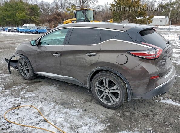 5N1AZ2MH2HN100424 2017 NISSAN MURANO Серебряный Задняя левая четверть