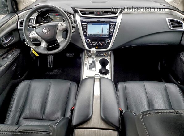 5N1AZ2MH2HN100424 2017 NISSAN MURANO Серебряный Вид панели приборов