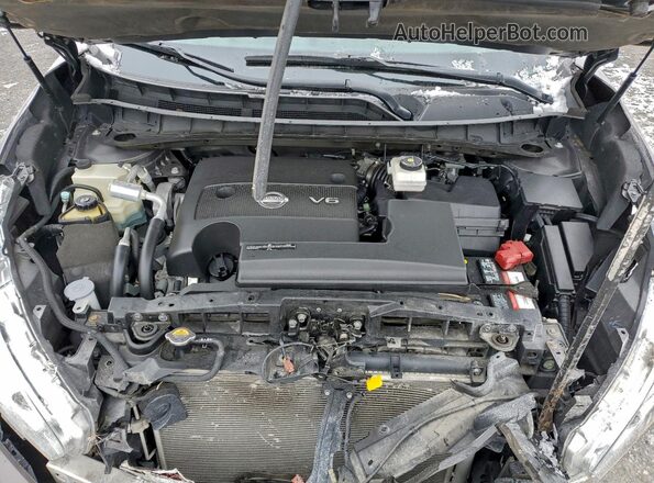 5N1AZ2MH2HN100424 2017 NISSAN MURANO Серебряный Вид подкапотного пространства