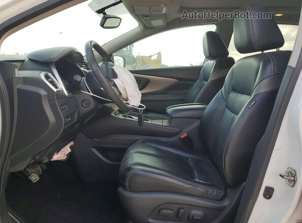 5N1AZ2MH3HN148689 2017 NISSAN MURANO White Widok wnętrza z przodu