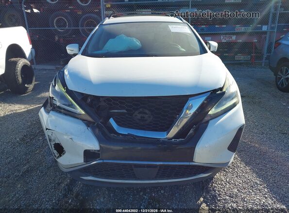 5N1AZ2MJ2KN136785 2019 NISSAN MURANO White Widok zestawu wskaźników