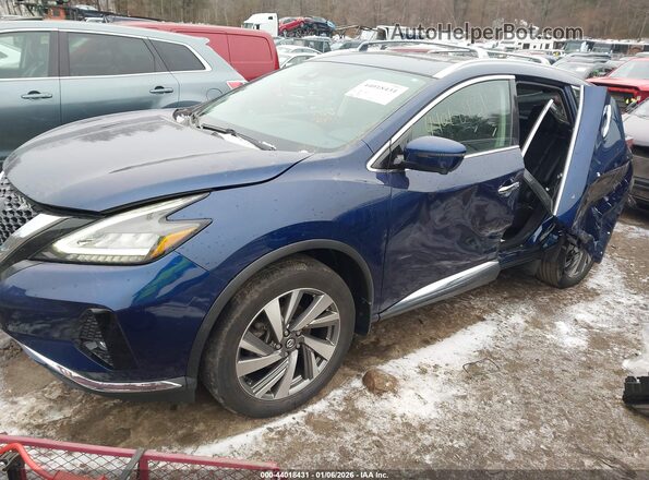 5N1AZ2MS7KN166020 2019 NISSAN MURANO Blue Vista tres cuartos delantera izquierda