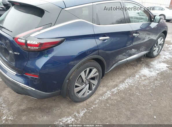5N1AZ2MS7KN166020 2019 NISSAN MURANO Blue Trasero derecho