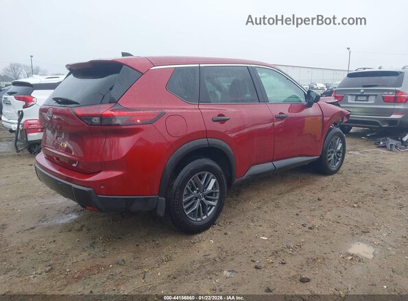 5N1BT3AA4SC822497 2025 NISSAN ROGUE Red უკანა მარჯვენა