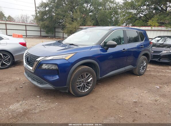 5N1BT3ABXPC889394 2023 NISSAN ROGUE Blue Vista tres cuartos delantera izquierda