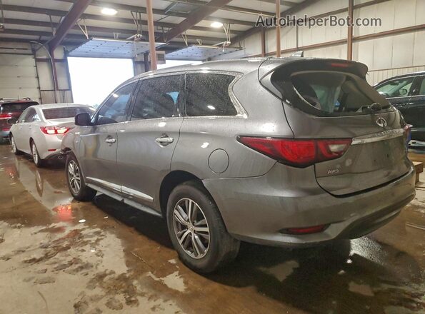 5N1DL0MM1LC500172 2020 INFINITI QX60 Серый Задняя левая четверть