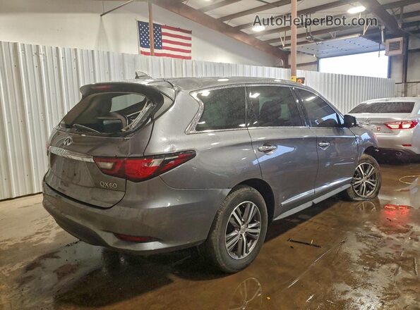 5N1DL0MM1LC500172 2020 INFINITI QX60 Серый Задняя правая четверть