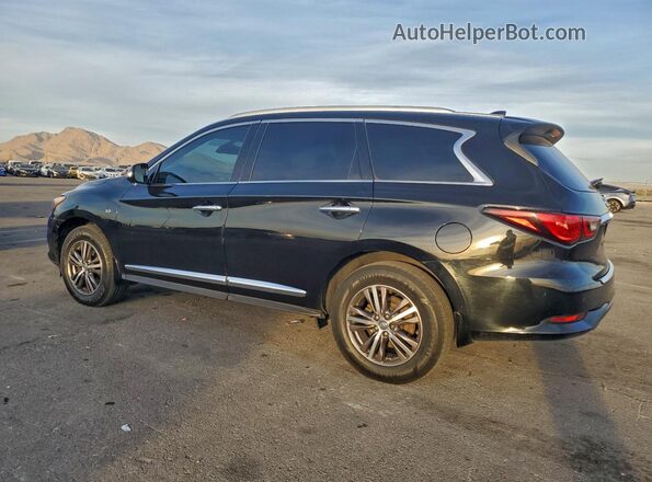 5N1DL0MM2KC506643 2019 INFINITI QX60 Черный Задняя левая четверть
