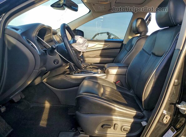 5N1DL0MM2KC506643 2019 INFINITI QX60 Черный Вид салона спереди