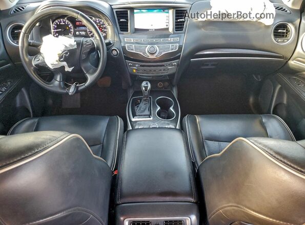 5N1DL0MM2KC506643 2019 INFINITI QX60 Черный Вид панели приборов