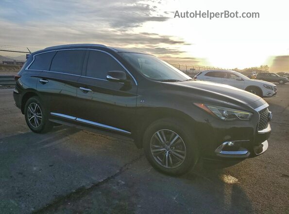 5N1DL0MM2KC506643 2019 INFINITI QX60 Черный Передняя правая четверть
