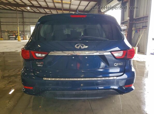 5N1DL0MM3LC511349 2020 INFINITI QX60 Blue Rear view