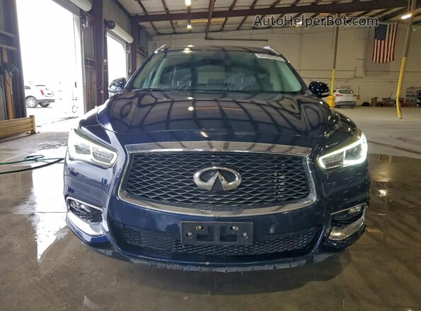 5N1DL0MM3LC511349 2020 INFINITI QX60 Blue Front view