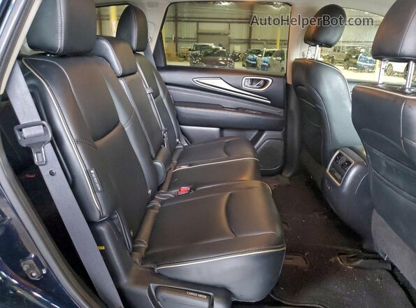 5N1DL0MM3LC511349 2020 INFINITI QX60 Blue Rear interior view