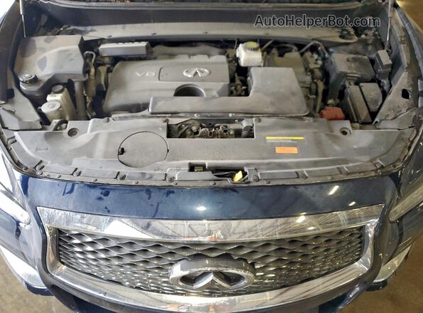 5N1DL0MM3LC511349 2020 INFINITI QX60 Blue Engine compartment view
