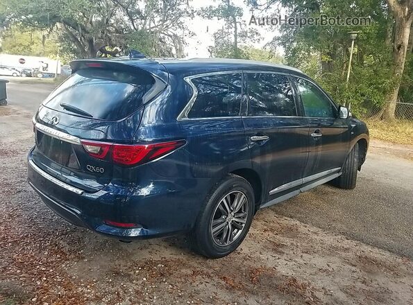 5N1DL0MM3LC511349 2020 INFINITI QX60 Blue Առջևի աջ