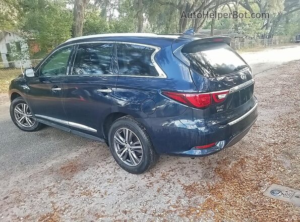 5N1DL0MM3LC511349 2020 INFINITI QX60 Blue Հետևի աջ