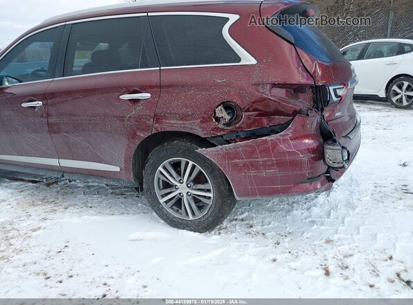 5N1DL0MM3LC514784 2020 INFINITI QX60 Burgundy Front view