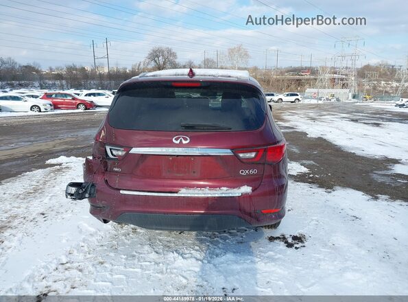 5N1DL0MM3LC514784 2020 INFINITI QX60 Burgundy 