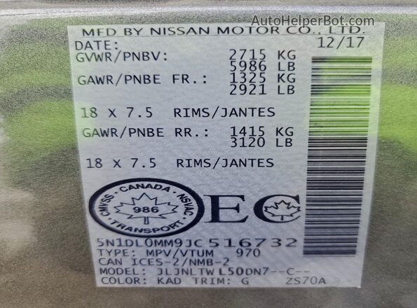 5N1DL0MM9JC516732 2018 INFINITI QX60 Gray 