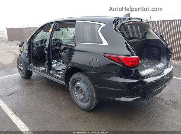 5N1DL0MM9KC557539 2019 INFINITI QX60 Черный Задняя левая четверть