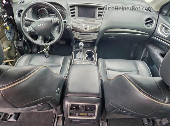 5N1DL0MN1LC532483 2020 INFINITI QX60 Black Առջևի վահանակի տեսք