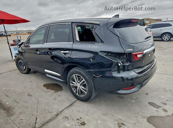 5N1DL0MN1LC532483 2020 INFINITI QX60 Black Հետևի ձախ
