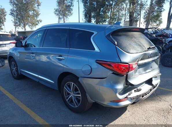 5N1DL0MN3JC527766 2018 INFINITI QX60 Gray Trasero izquierdo