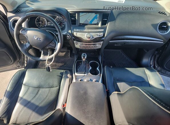 5N1DL0MN3LC531495 2020 INFINITI QX60 Charcoal Առջևի վահանակի տեսք