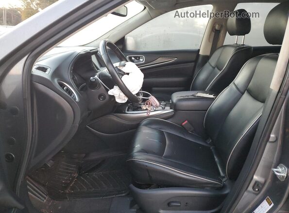 5N1DL0MN6LC533791 2020 INFINITI QX60 Gray Widok wnętrza z przodu