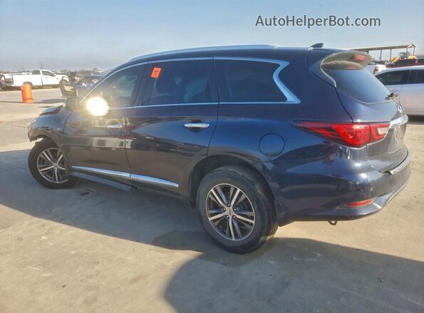 5N1DL0MN8LC508567 2020 INFINITI QX60 Blue Rear left