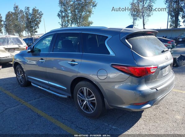 5N1DL0MNXHC530867 2017 INFINITI QX60 Серый Задняя левая четверть