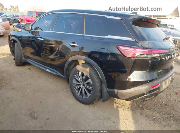 5N1DL1ER2RC348265 2024 INFINITI QX60 Black Trasero izquierdo