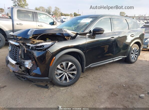 5N1DL1ER2RC348265 2024 INFINITI QX60 Black Vista tres cuartos delantera izquierda