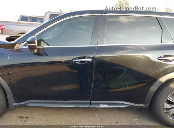 5N1DL1ER2RC348265 2024 INFINITI QX60 Black Vista interior de 360 grados