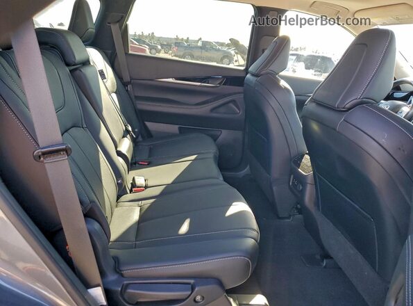 5N1DL1ES1PC368720 2023 INFINITI QX60 Gray უკანა სალონის ხედი