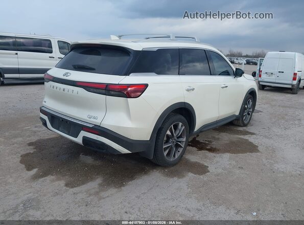 5N1DL1FS0PC350191 2023 INFINITI QX60 White Հետևի աջ