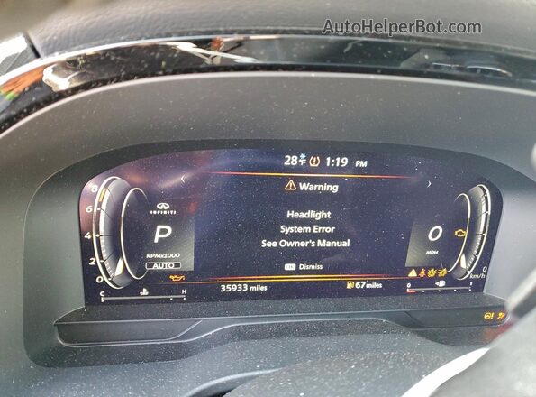 5N1DL1FS2PC373925 2023 INFINITI QX60 Gray Սարքավորումների վահանակի տեսք