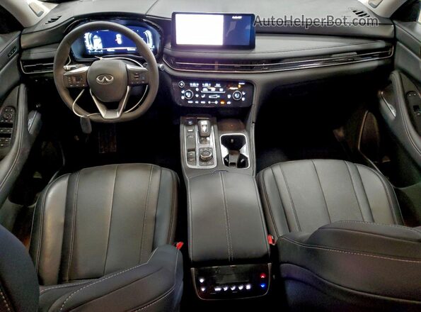 5N1DL1FS6PC368758 2023 INFINITI QX60 Gray Առջևի վահանակի տեսք