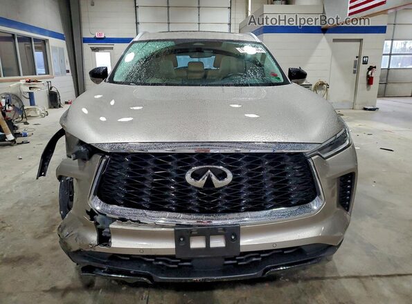 5N1DL1FSXPC331129 2023 INFINITI QX60 Gold Front view