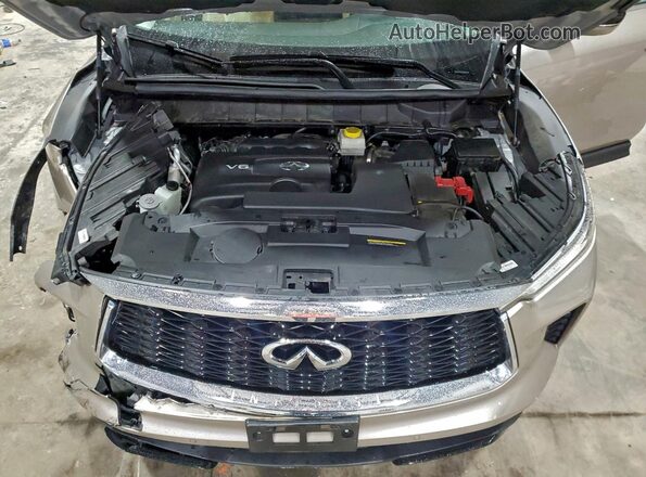 5N1DL1FSXPC331129 2023 INFINITI QX60 Gold Engine compartment view