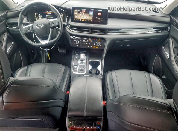5N1DL1GS5PC356597 2023 INFINITI QX60 Blue Dashboard view