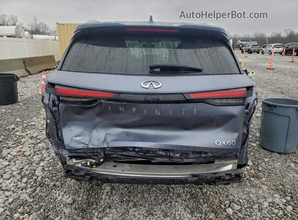 5N1DL1GS5PC356597 2023 INFINITI QX60 Blue Rear view