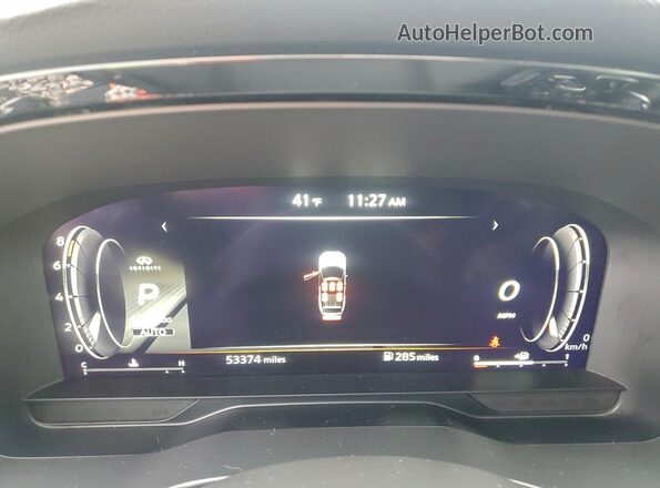 5N1DL1GS5PC356597 2023 INFINITI QX60 Blue Instrument cluster view