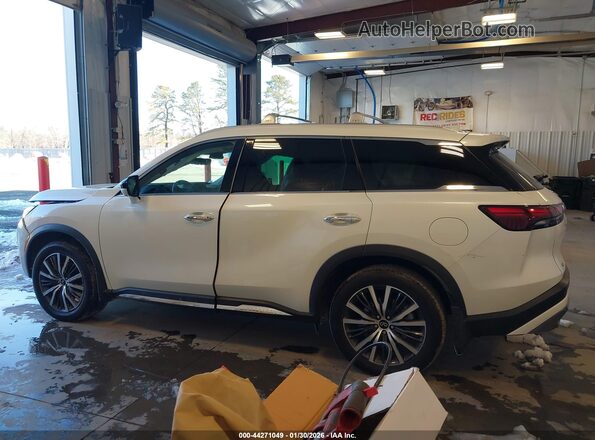 5N1DL1GS6PC368290 2023 INFINITI QX60 White Вид задньої частини салону