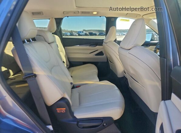 5N1DL1GSXPC369300 2023 INFINITI QX60 Gray უკანა სალონის ხედი