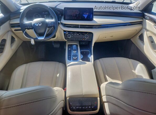 5N1DL1GSXPC369300 2023 INFINITI QX60 Gray წინა პანელის ხედი