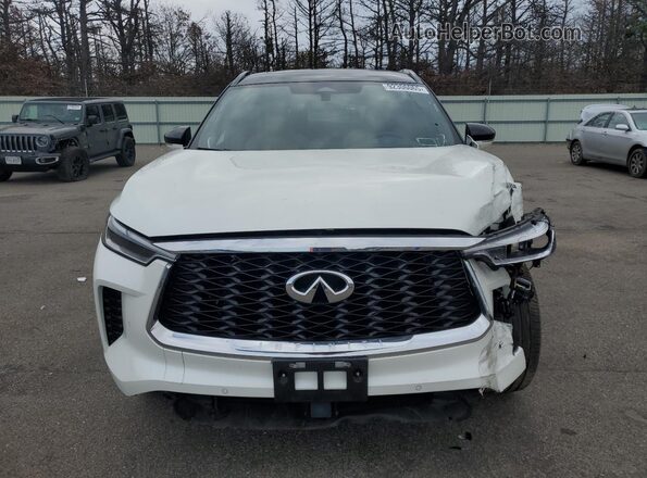 5N1DL1HU3PC364052 2023 INFINITI QX60 White Widok z przodu