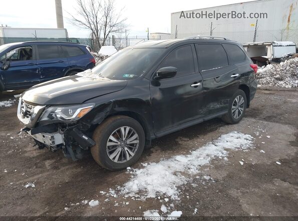 5N1DR2AM9LC643756 2020 NISSAN PATHFINDER Black Առջևի ձախ երեք քառորդ տեսարան