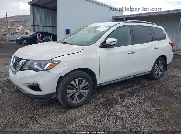 5N1DR2MM0HC636200 2017 NISSAN PATHFINDER White Vista tres cuartos delantera izquierda